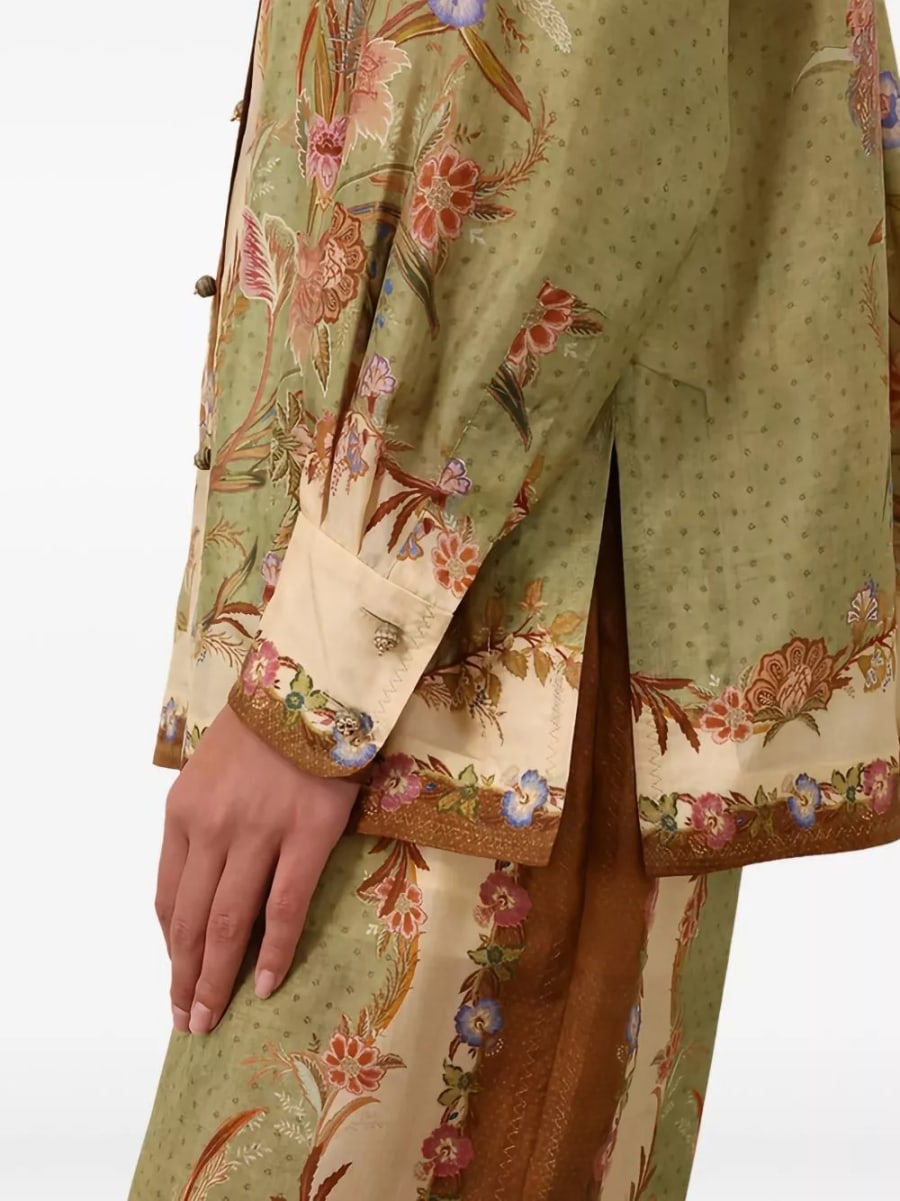 Zimmermann Camicia in seta stampata Indra, view 5