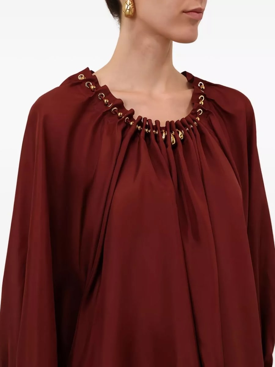 Zimmermann Blusa in seta Aster, view 2