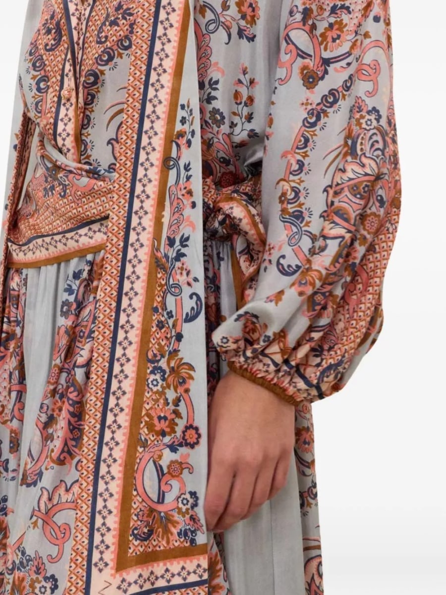 Zimmermann Blusa in seta Aster, view 3