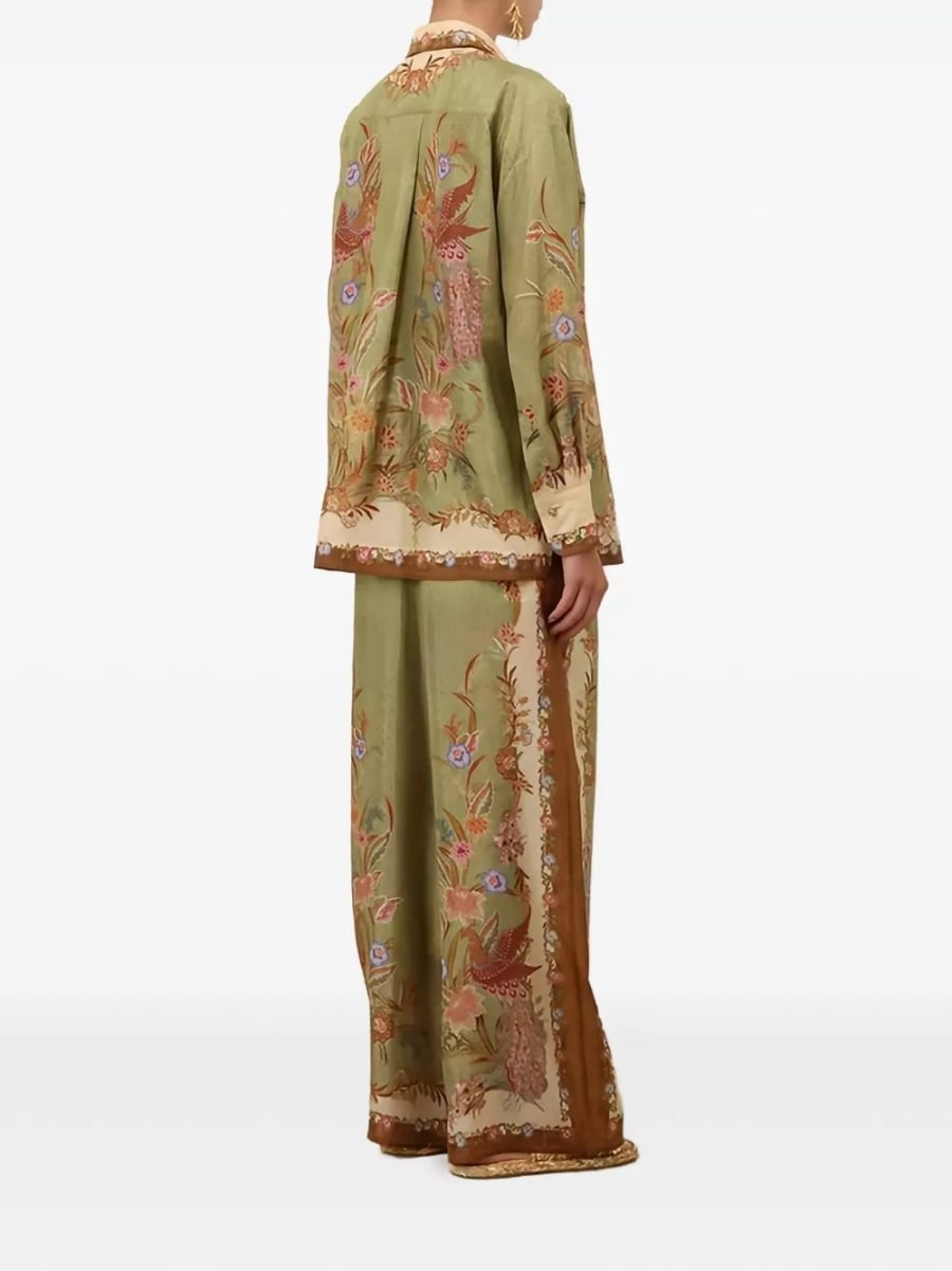 Zimmermann Camicia in seta stampata Indra, view 4