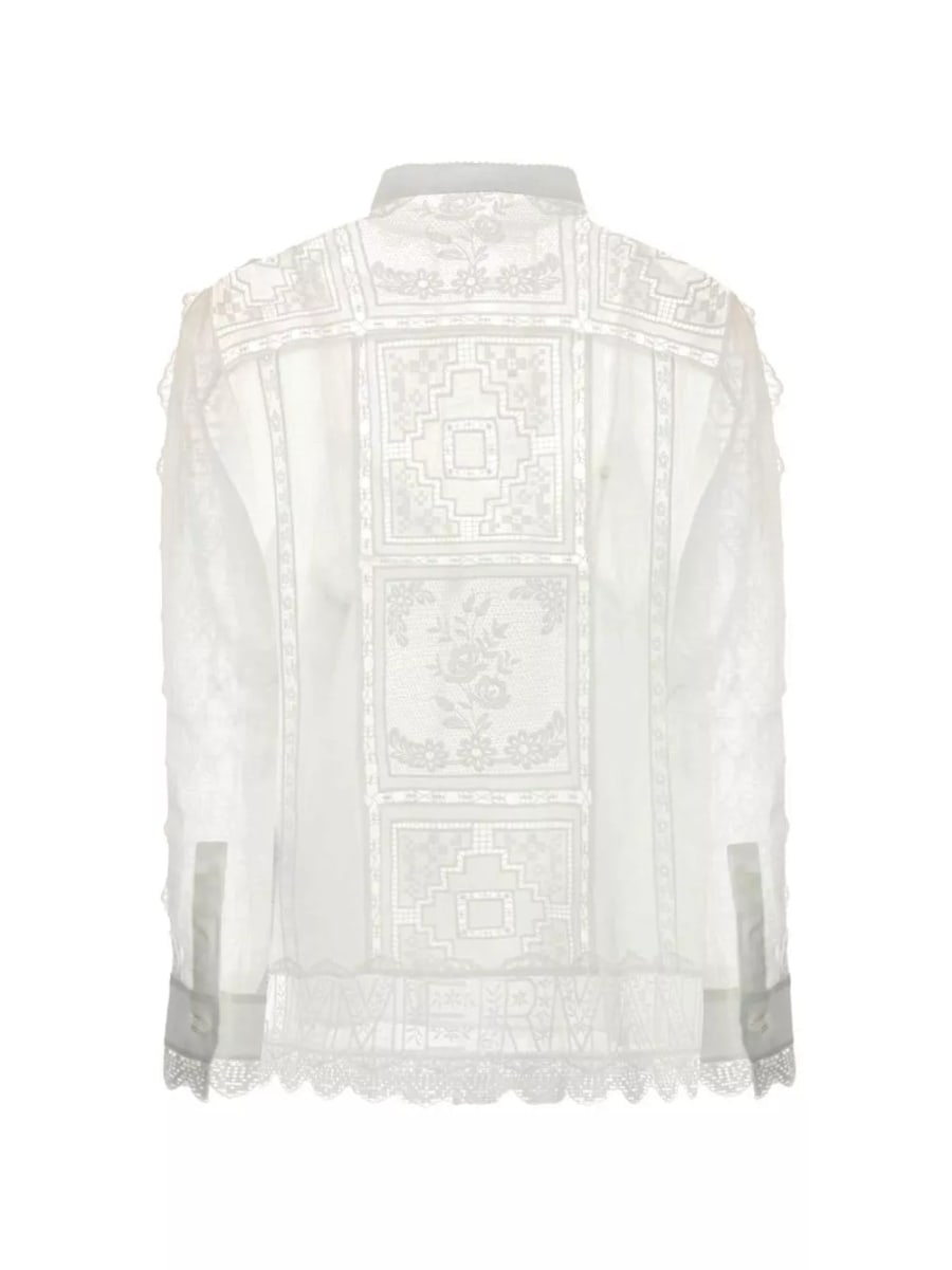 Zimmermann Blusa Aster ricamata, view 2