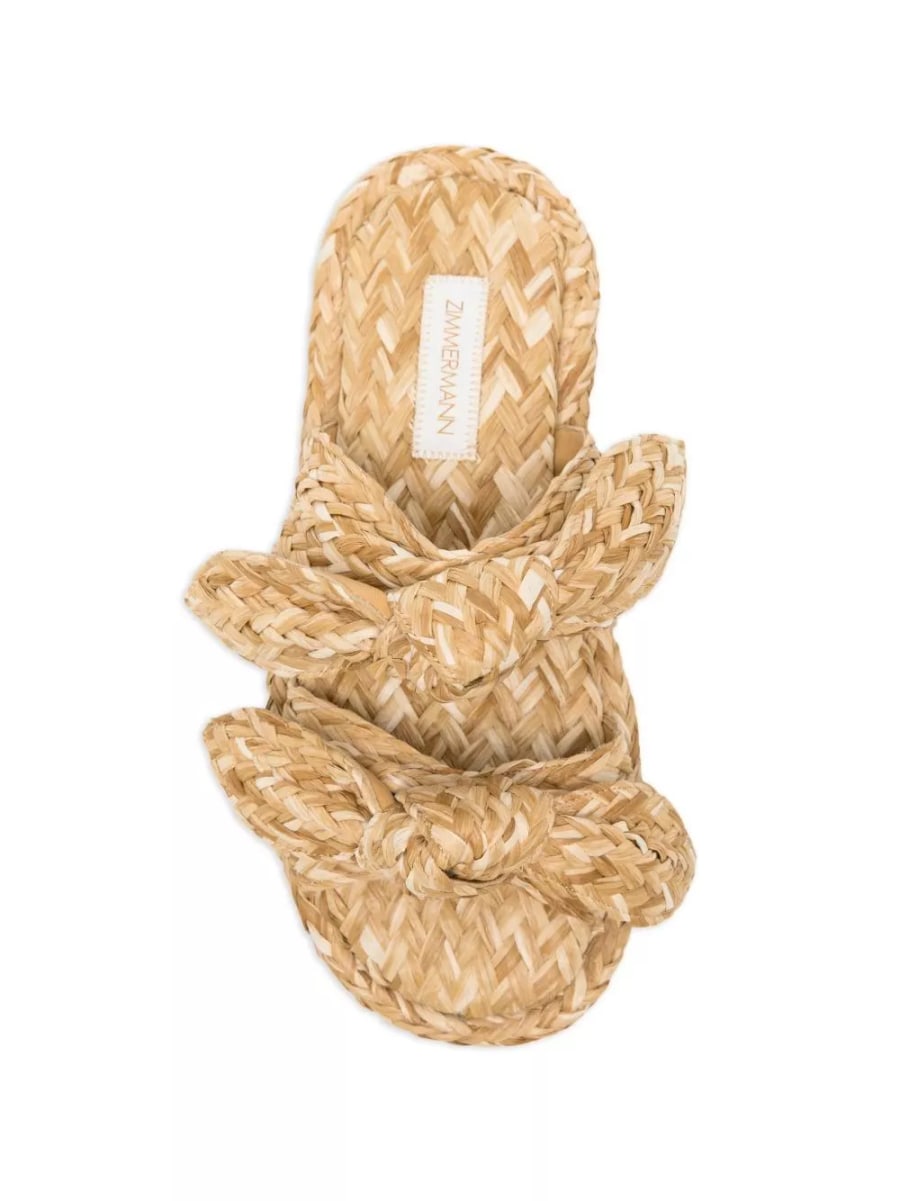Zimmermann Sandali in lino Carousel, view 3