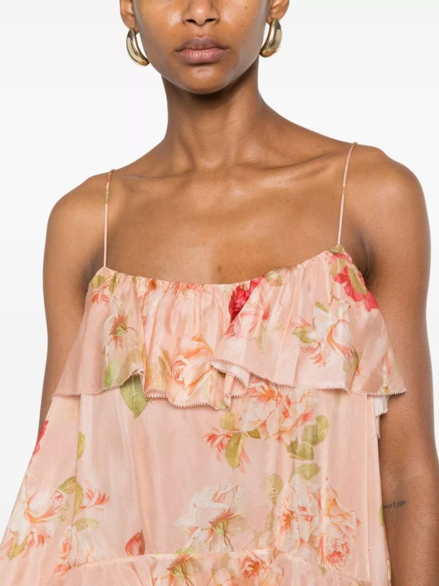 Zimmermann Top in seta Roselight, view 2