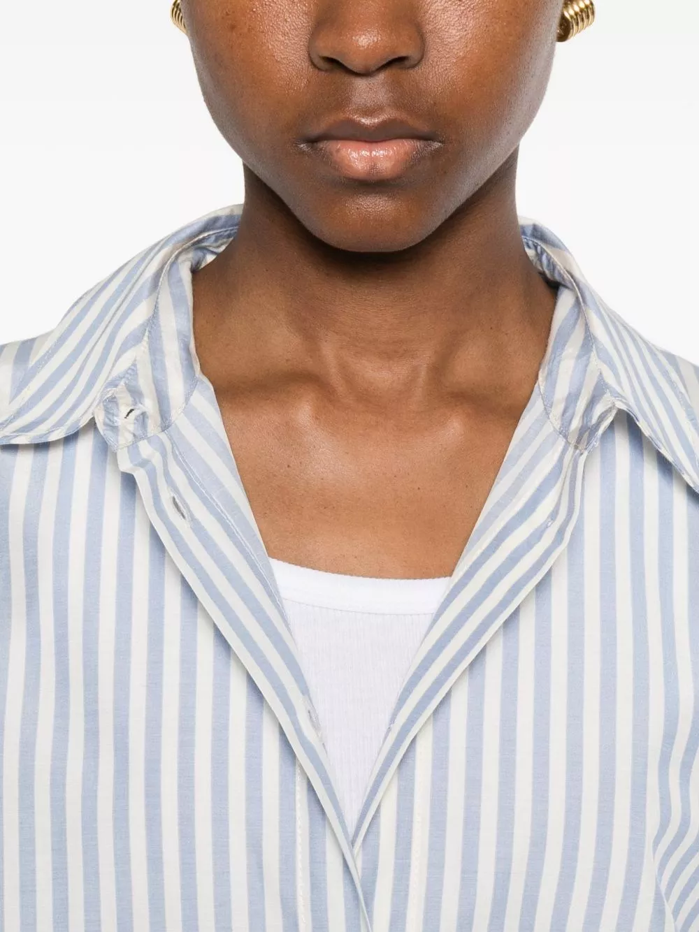 Forte_Forte Camicia boxy in misto cotone, view 2