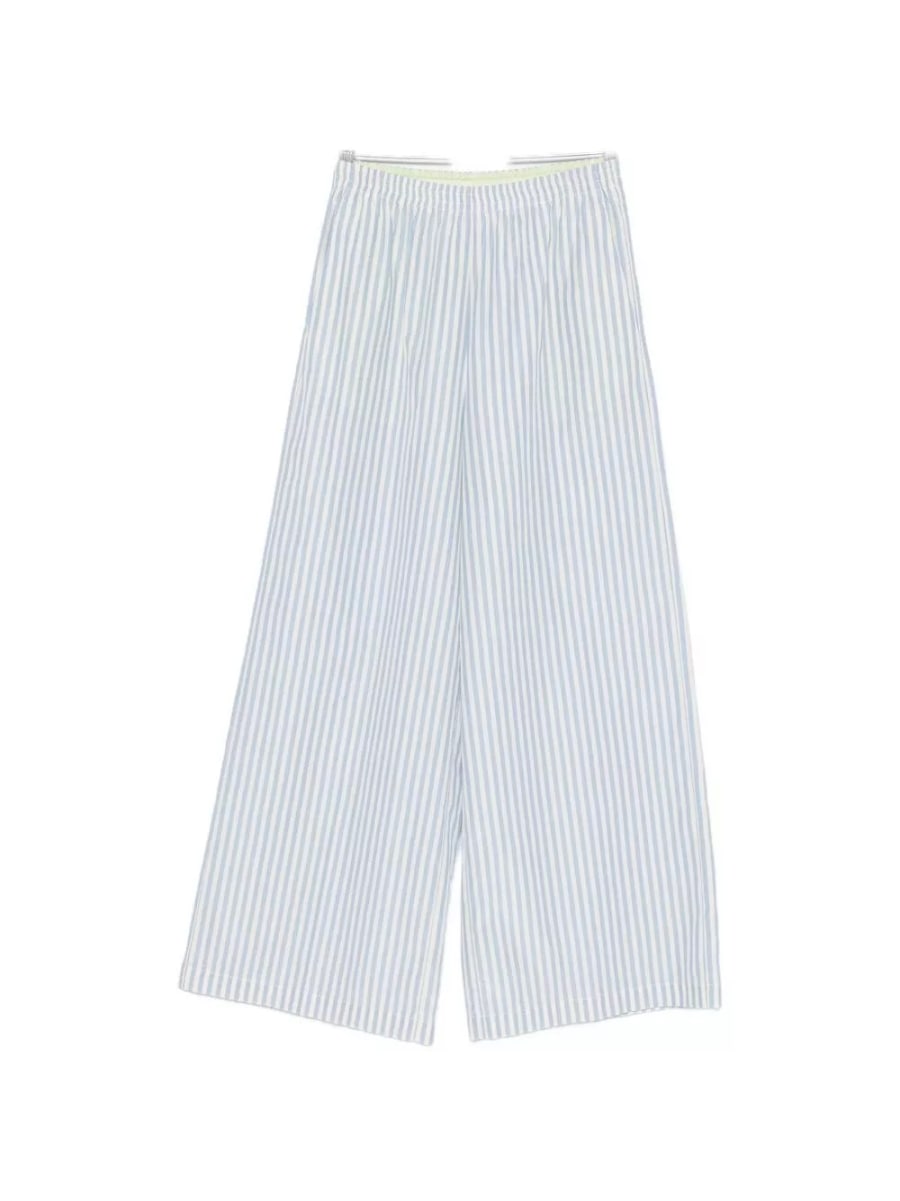 Forte_Forte Pantaloni svasati in misto cotone
