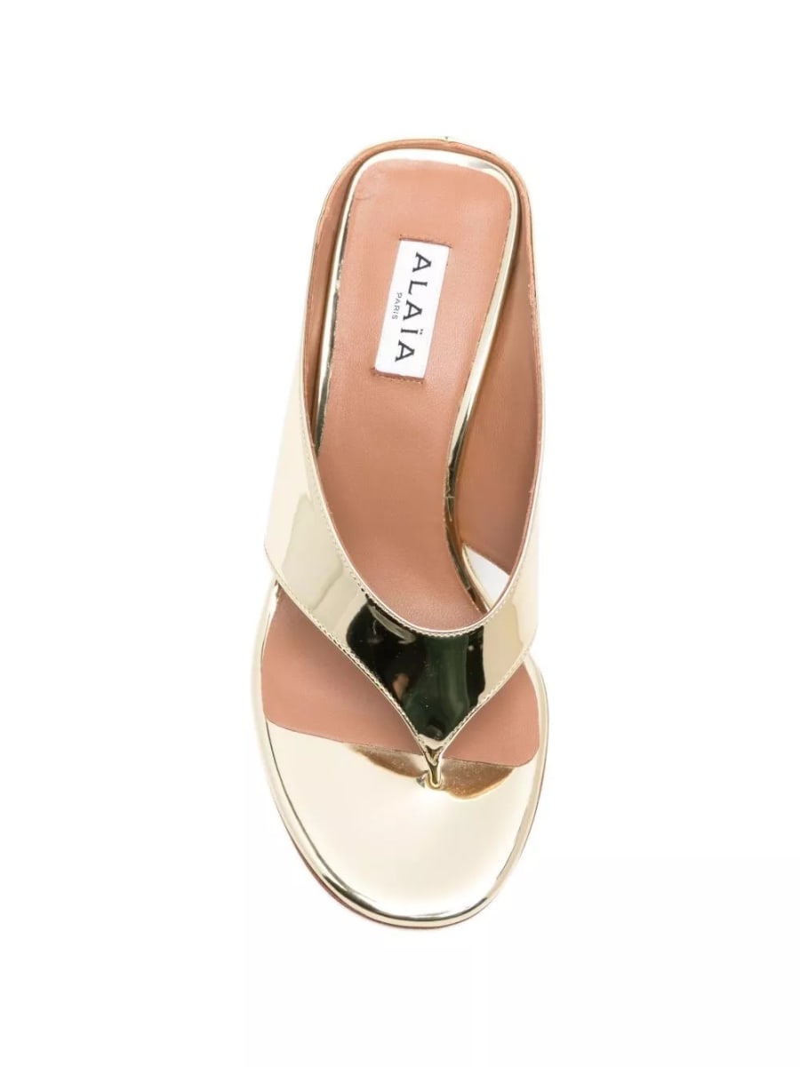 Alaïa Mule con zeppa, view 2