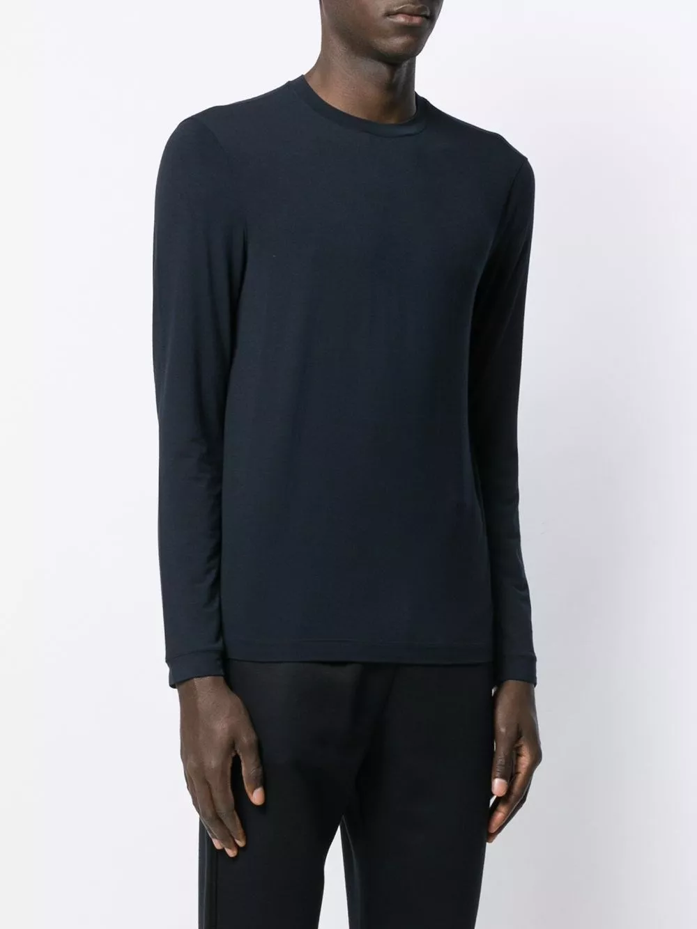 Giorgio Armani T-shirt in misto viscosa, view 2