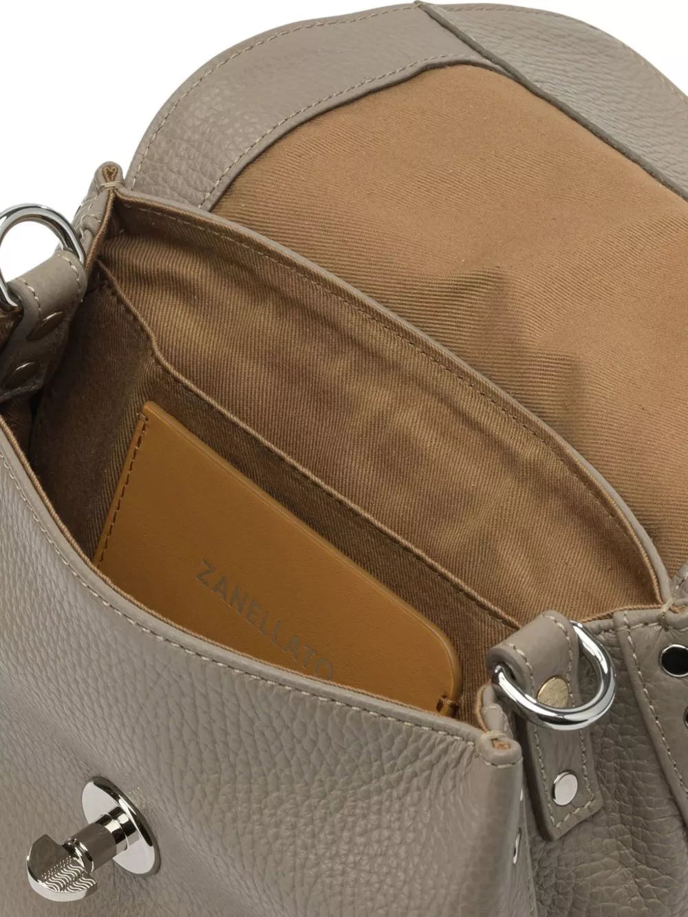 Zanellato Borsa a mano in pelle baby Postina Daily Giorno, view 2