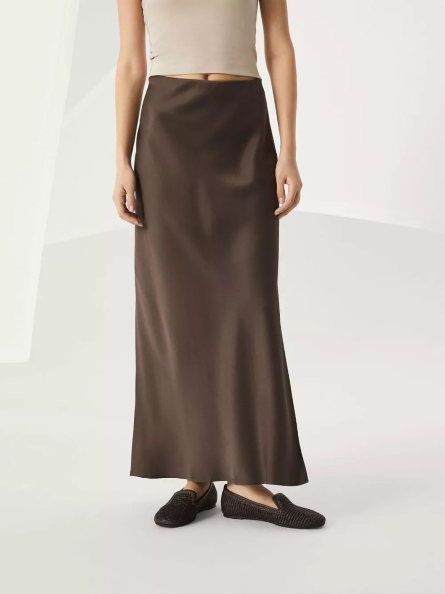 Brunello Cucinelli Gonna lunga Cady, view 5