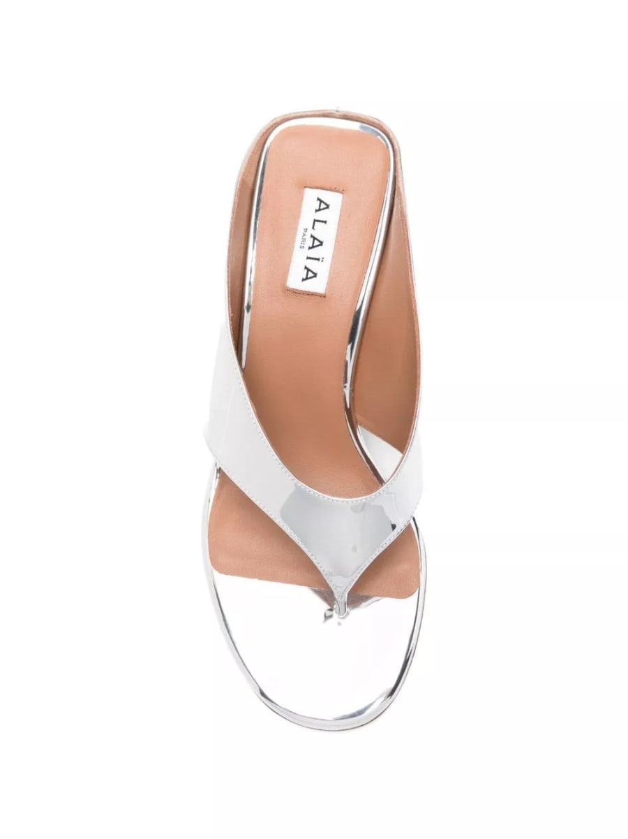 Alaïa Mule con zeppa, view 2