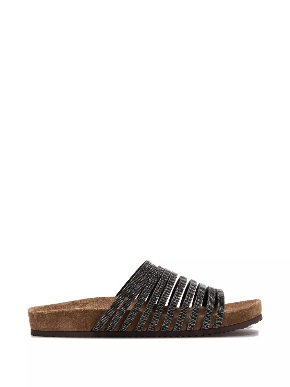 Brunello Cucinelli Sandali piatti in pelle