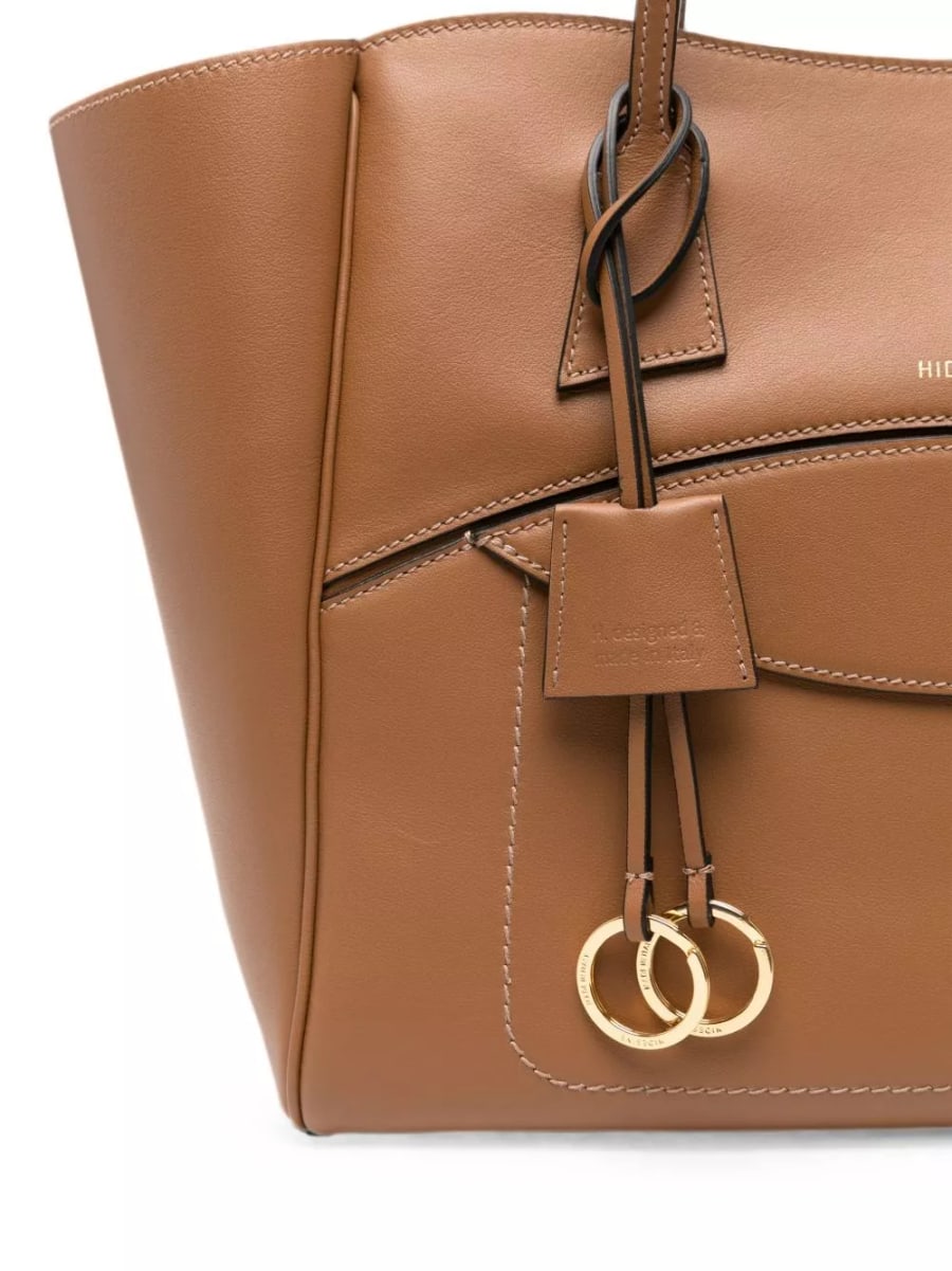 Hidesins Borsa Shopping in pelle, view 2
