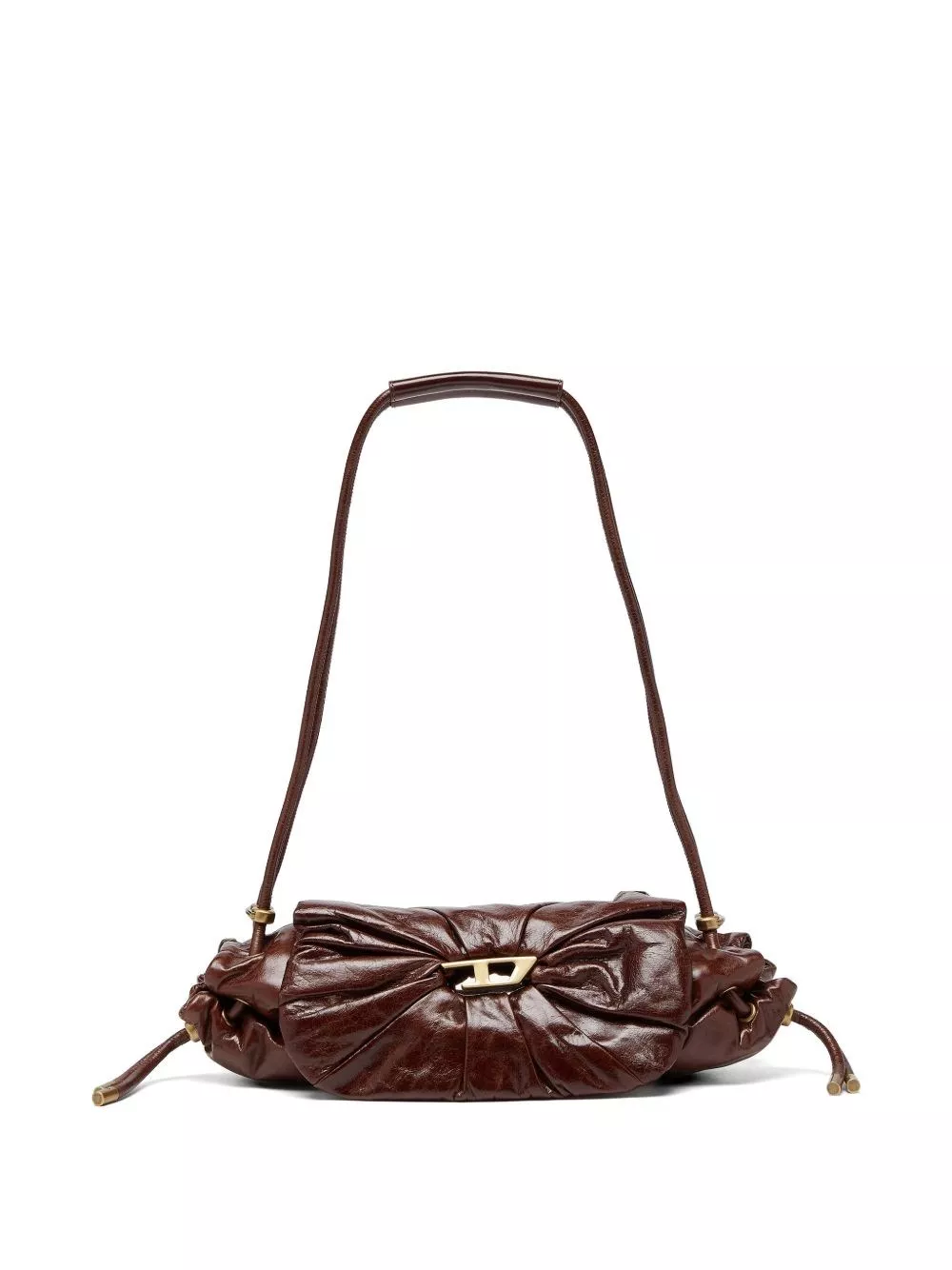 Diesel Borsa a spalla in pelle Scrunch