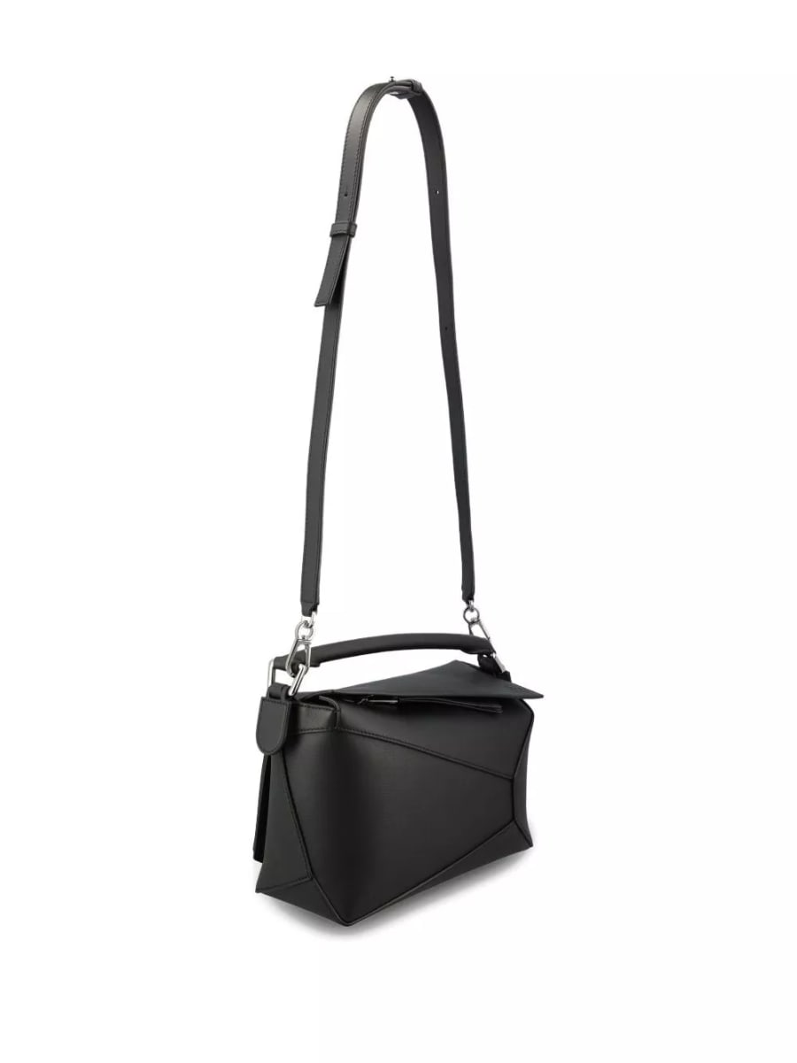Loewe Borsa a mano in pelle Puzzle Edge small, view 4