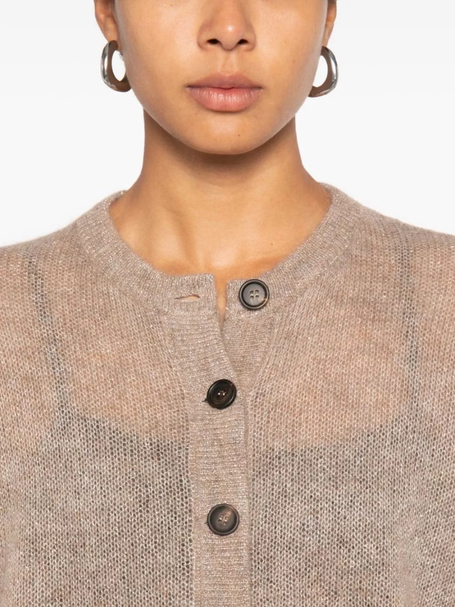 Brunello Cucinelli Cardigan in lana, view 4