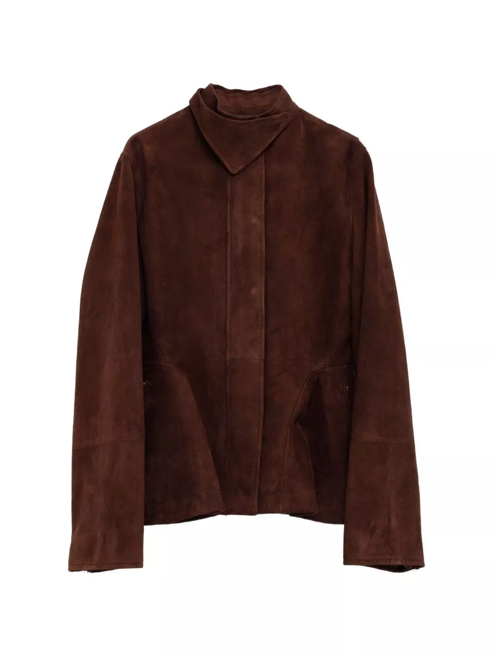 Alaïa Giacca in pelle peplum