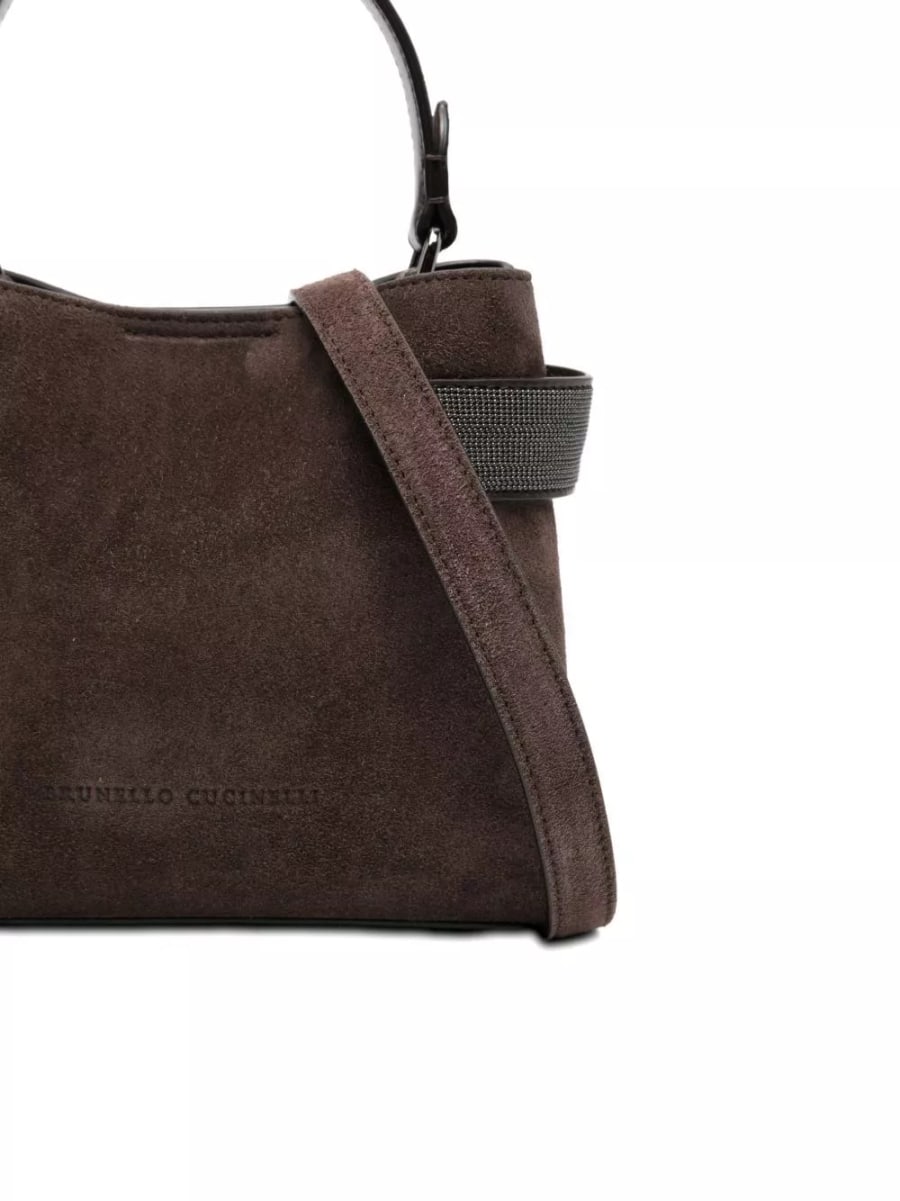 Brunello Cucinelli Borsa in pelle, view 4