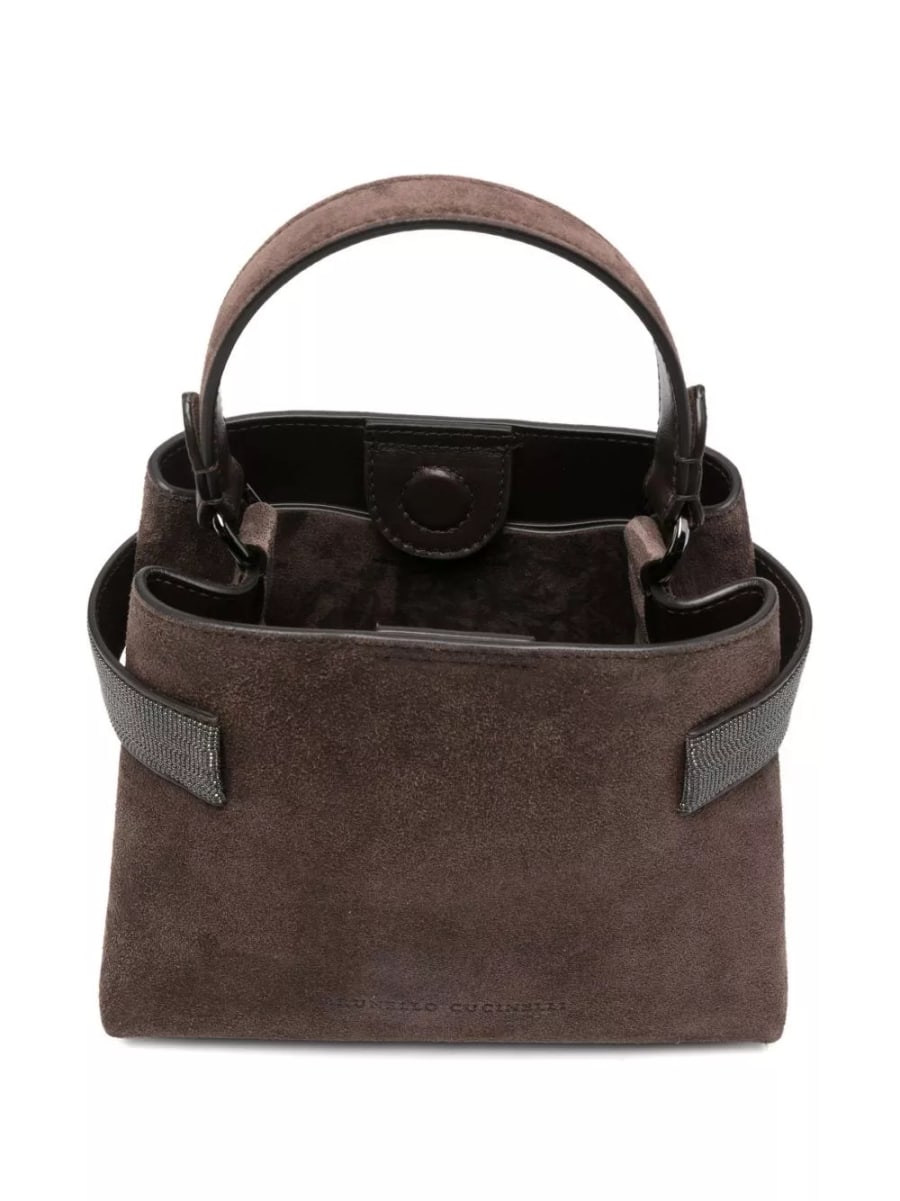 Brunello Cucinelli Borsa in pelle, view 5