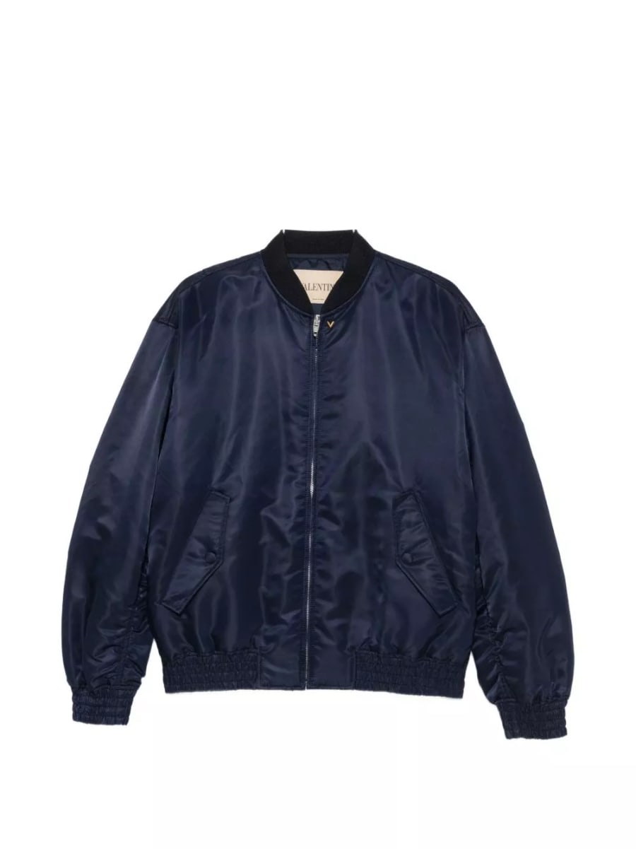 Valentino Giacca bomber in nylon VGold