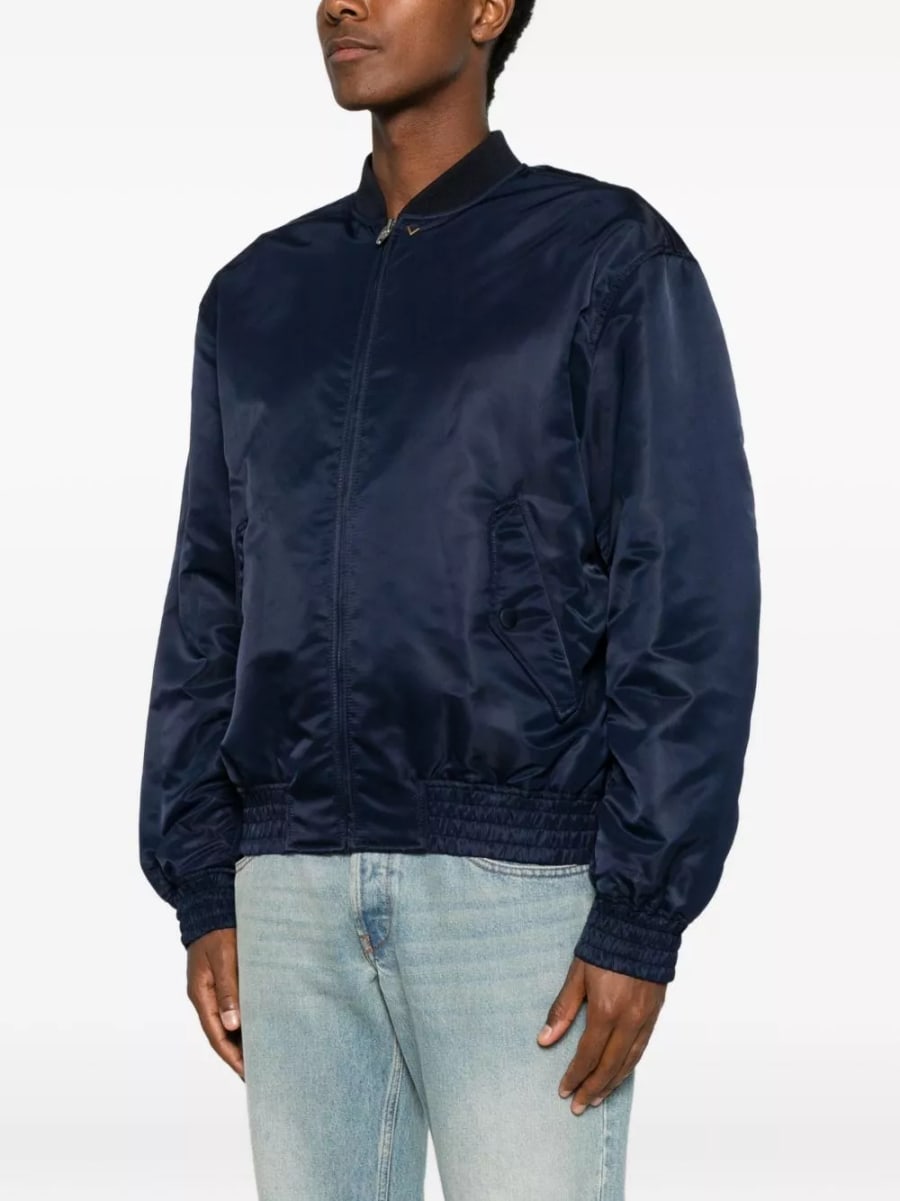 Valentino Giacca bomber in nylon VGold, view 5