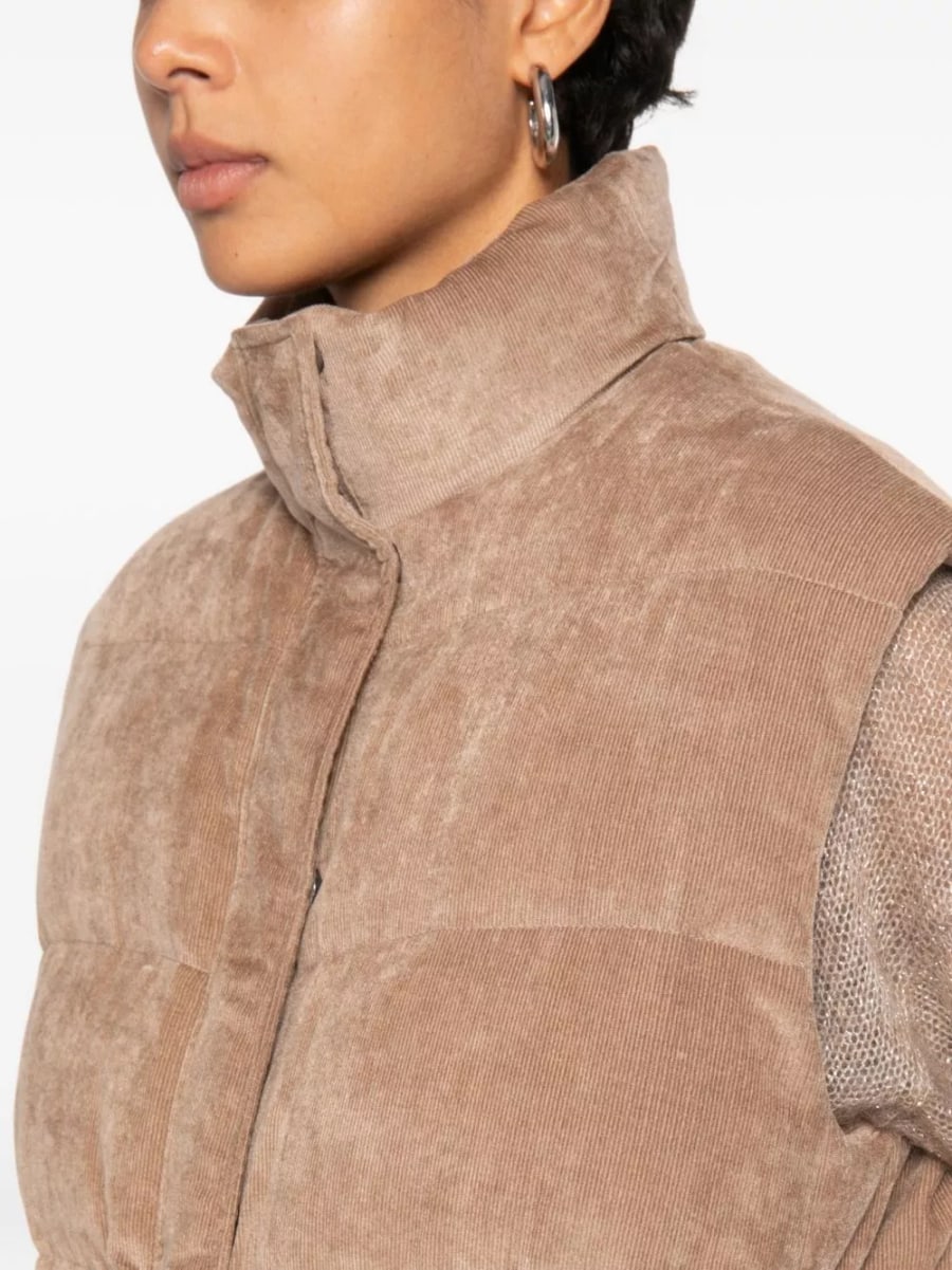 Brunello Cucinelli Gilet in piuma, view 2