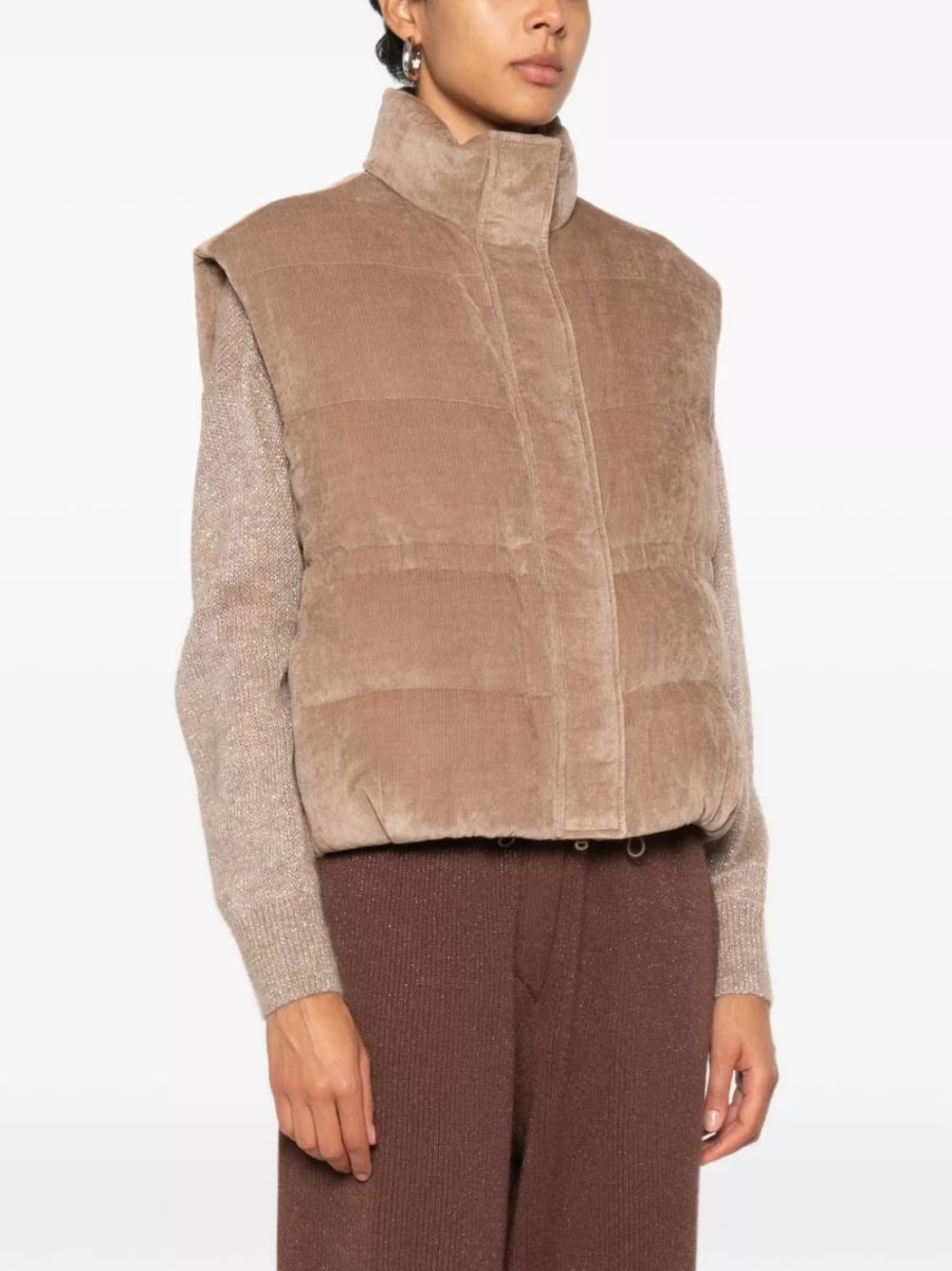 Brunello Cucinelli Gilet in piuma, view 4