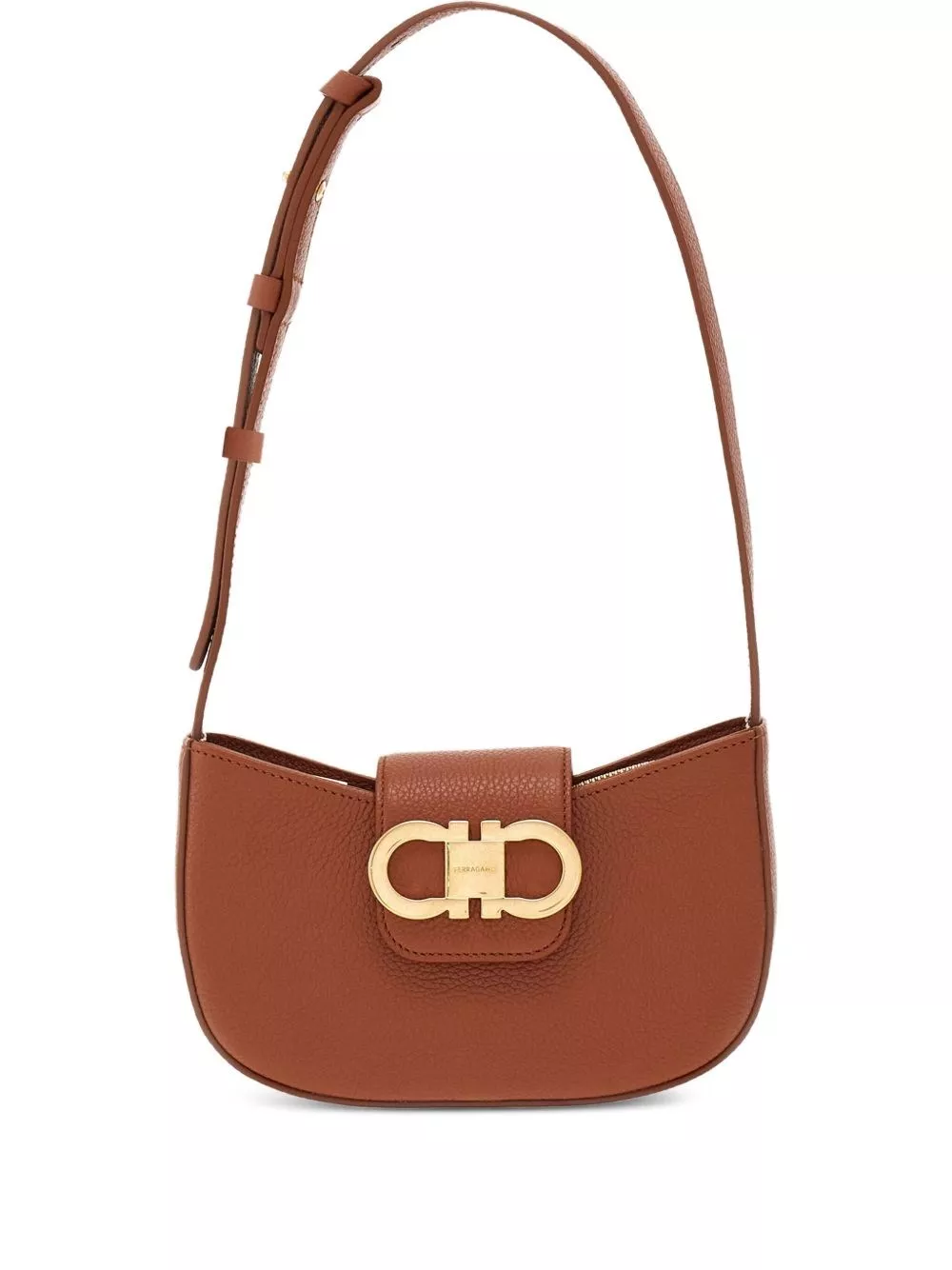 Ferragamo Pochette mini in pelle Double Gancini