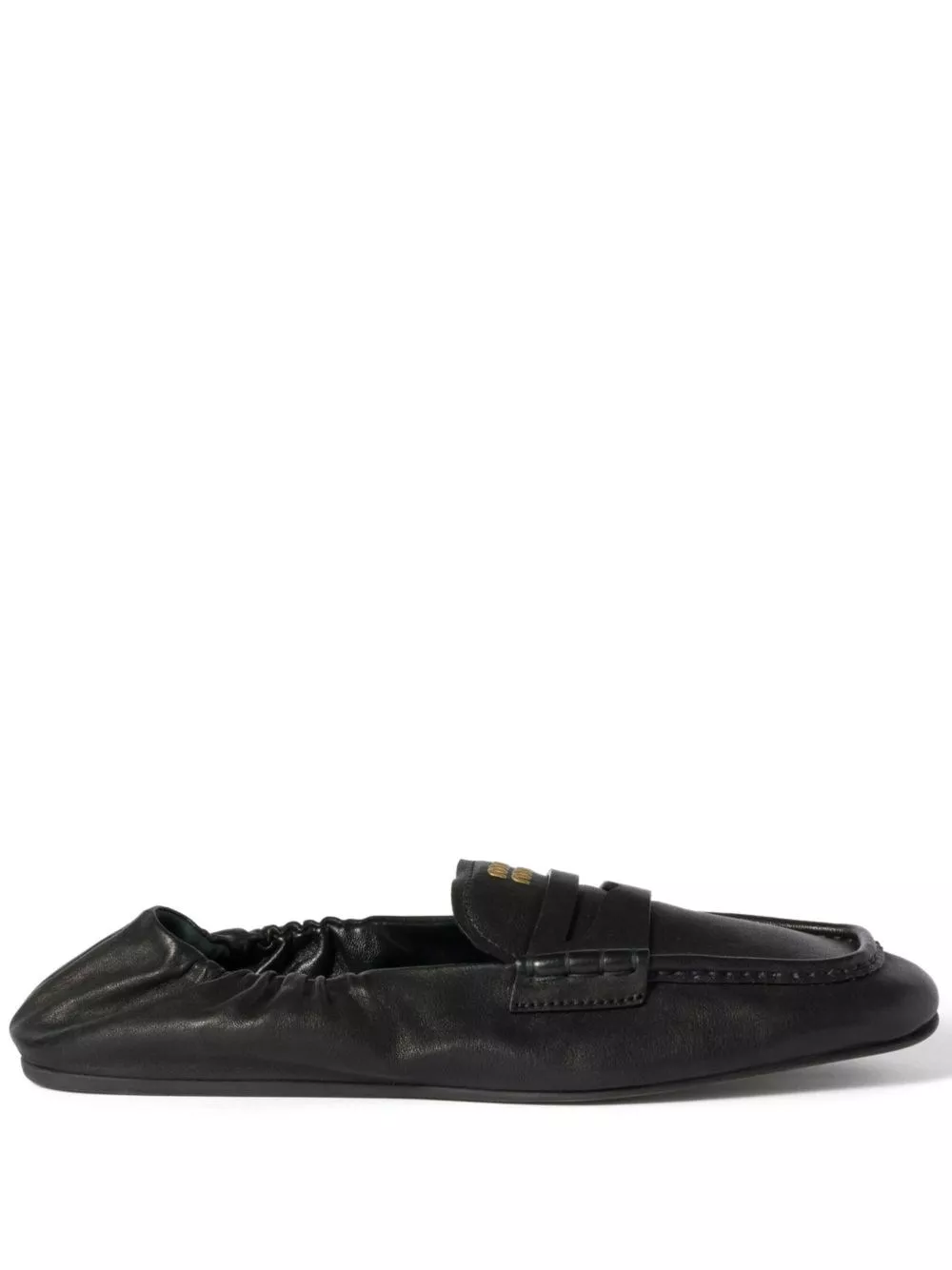 Miu Miu Mocassini in pelle Ruches