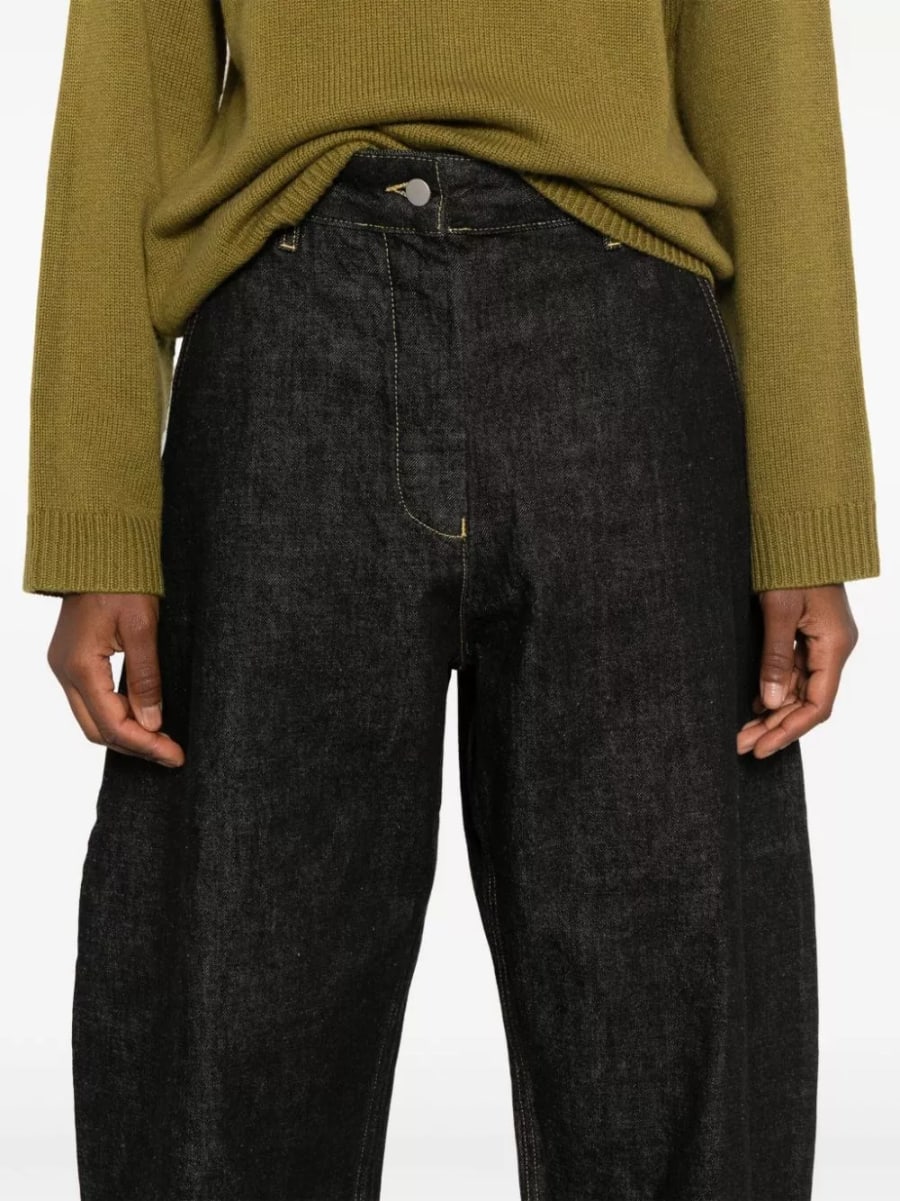 Studio nicholson Jeans in denim cropped, view 2