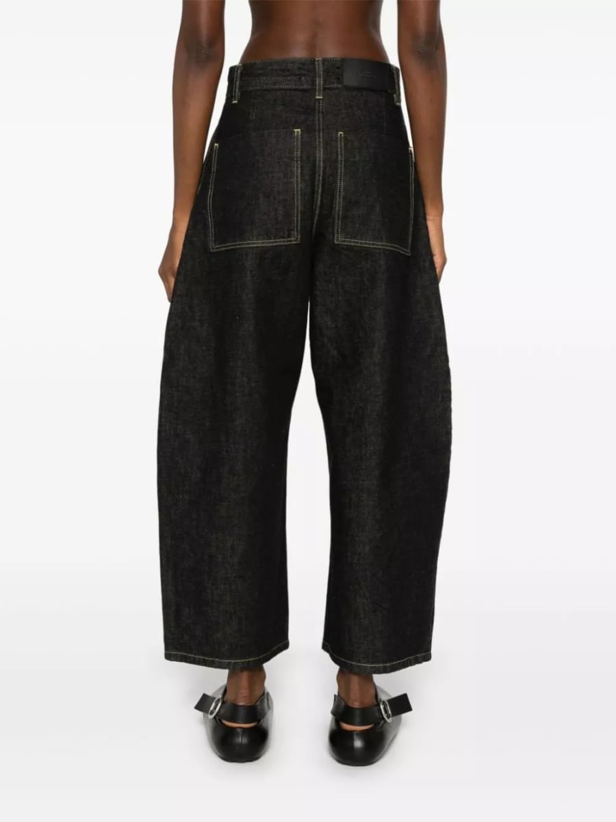 Studio nicholson Jeans in denim cropped, view 3