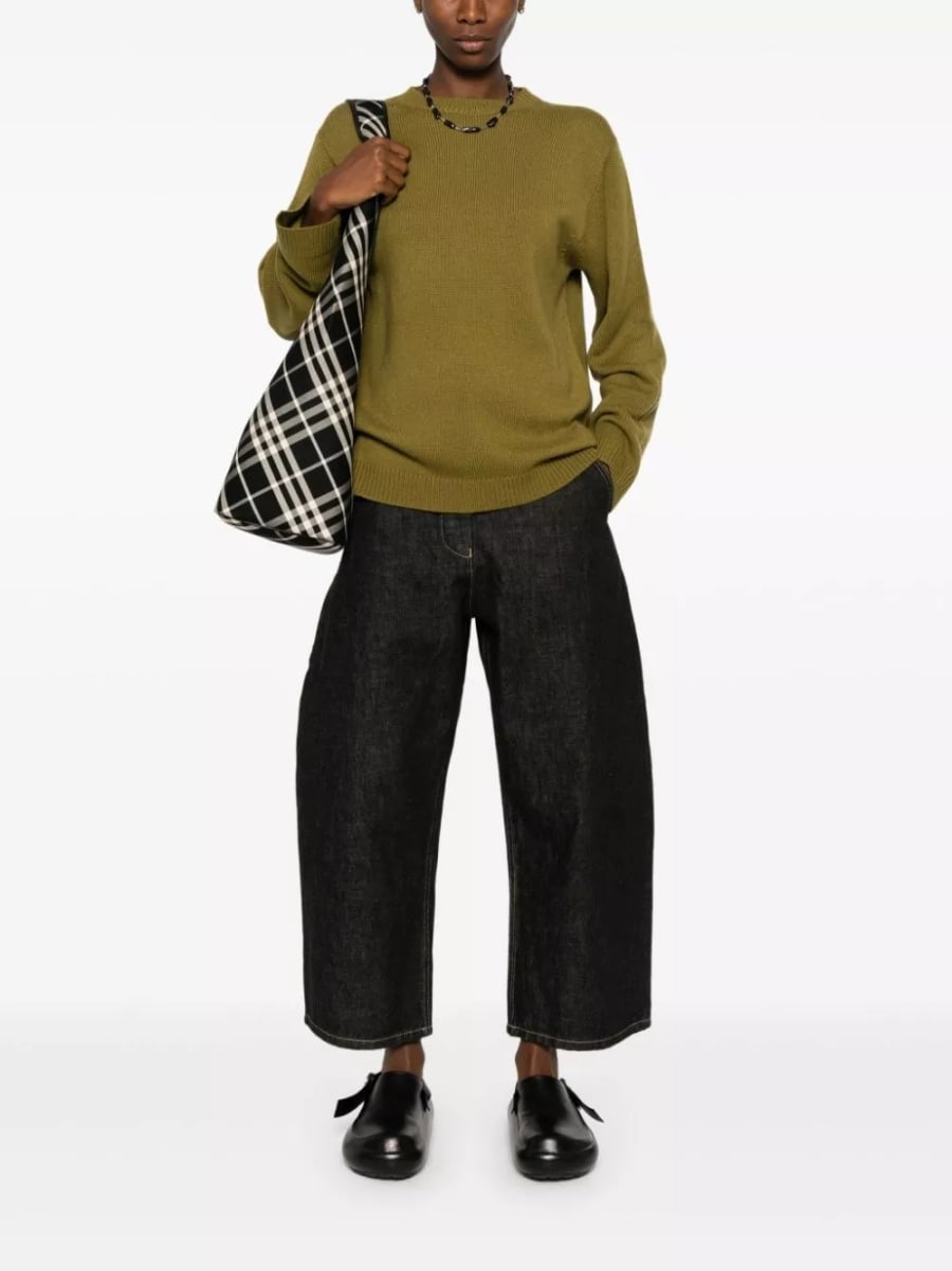 Studio nicholson Jeans in denim cropped, view 5
