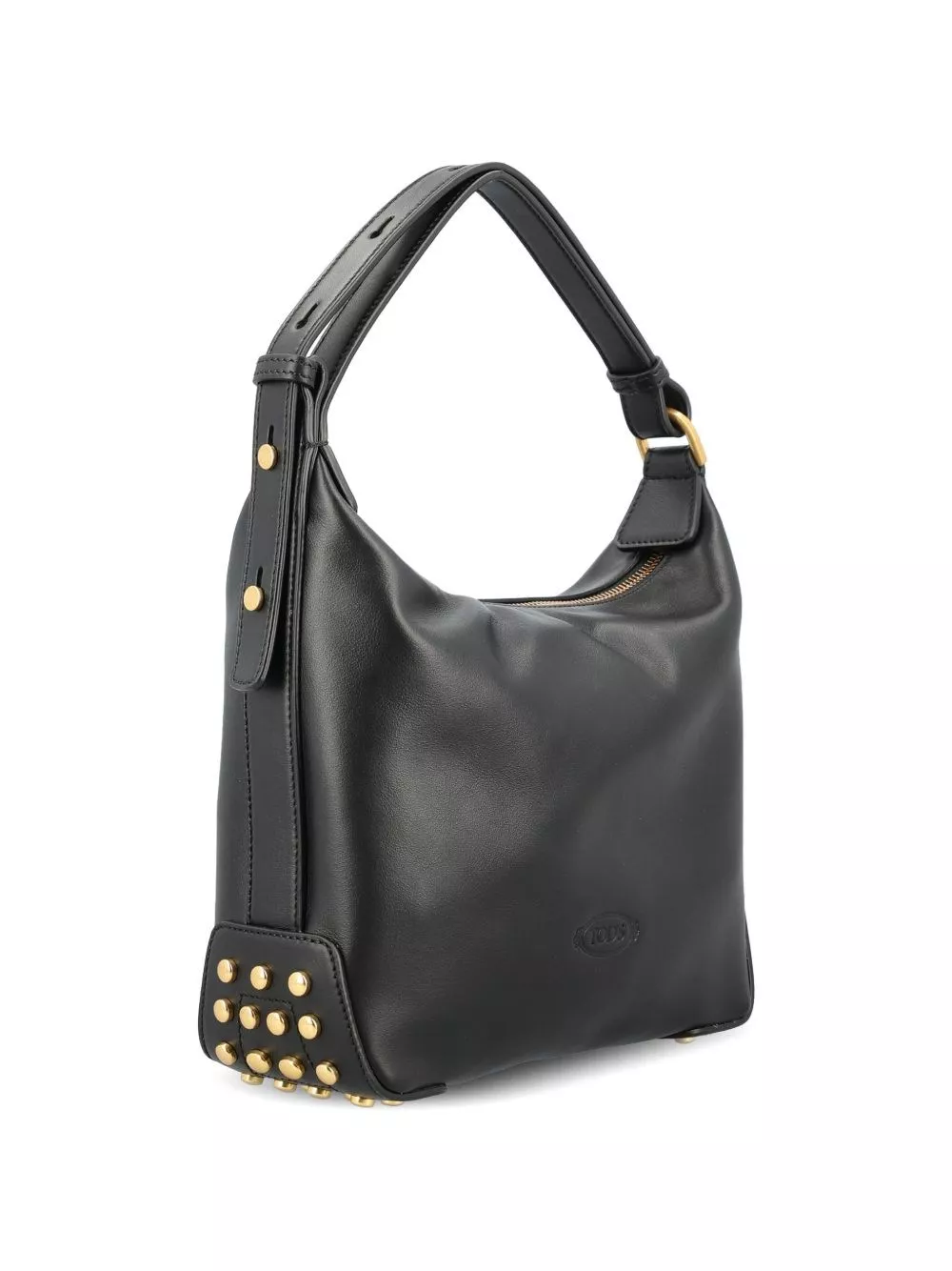 Tod's Borsa a spalla mini in pelle Metal Dots, view 2