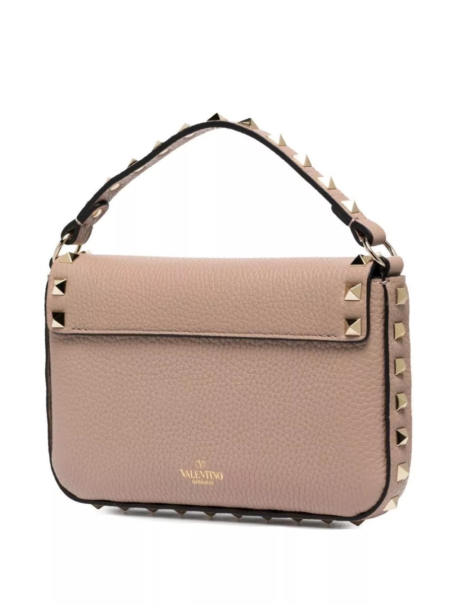 Valentino Garavani Borsa mini in pelle Rockstud, view 4