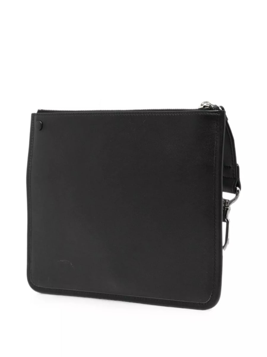 Givenchy pochette in pelle logo, view 4