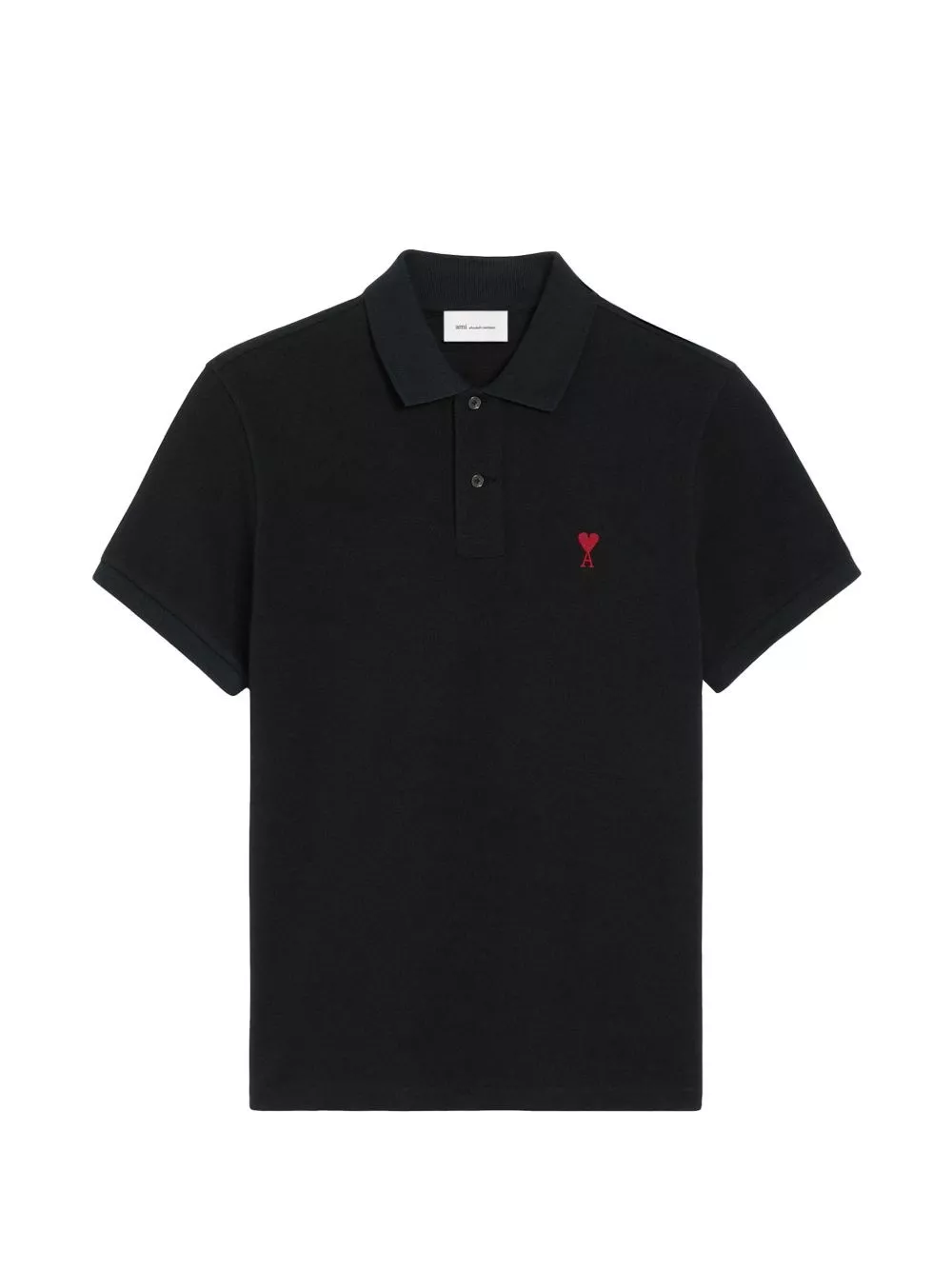 AMI Paris Ami De Coeur la polo in cotone