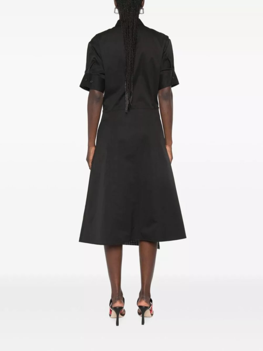 Loewe Abito lungo in cotone e seta, view 4