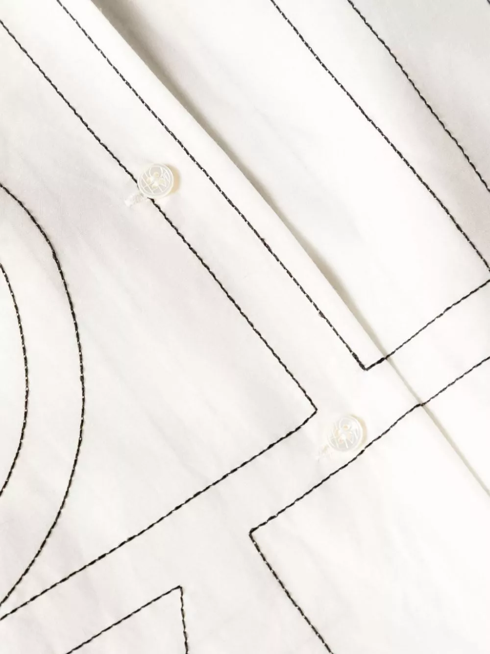 Toteme Camicia da pigiama in misto cotone, view 2