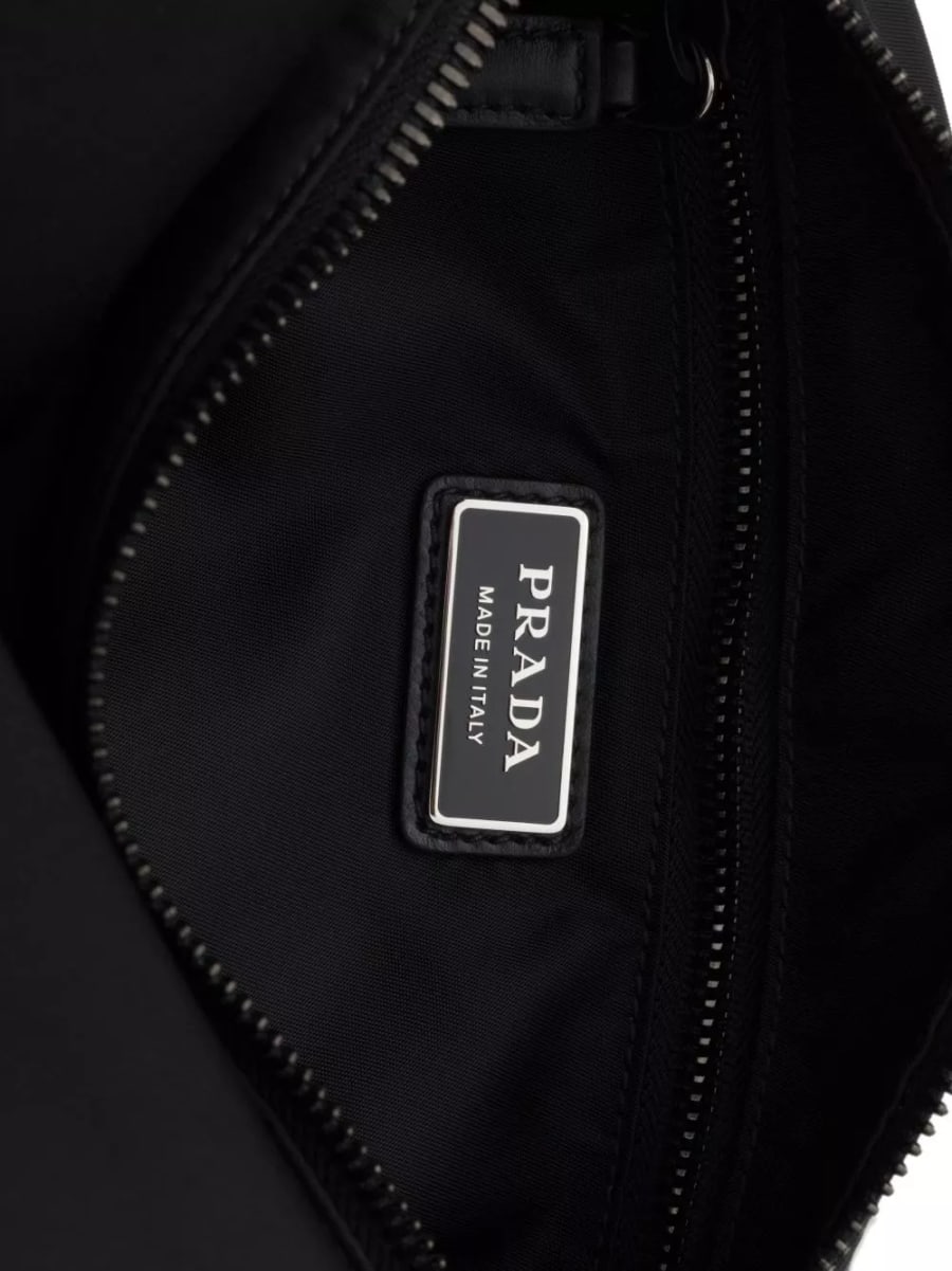 Prada Borsa a spalla Prada Explore Re-Nylon e pelle, view 5