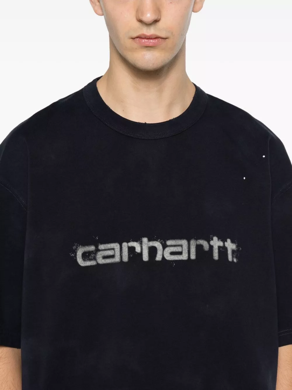 Carhartt WIP T-shirt in cotone con logo, view 2