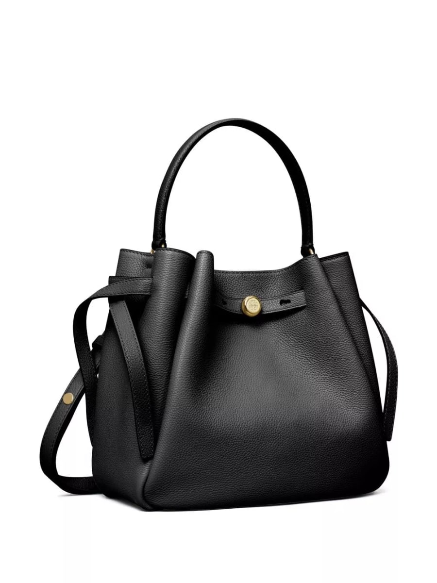 Tory Burch Borsa a secchiello in pelle Romy, view 2