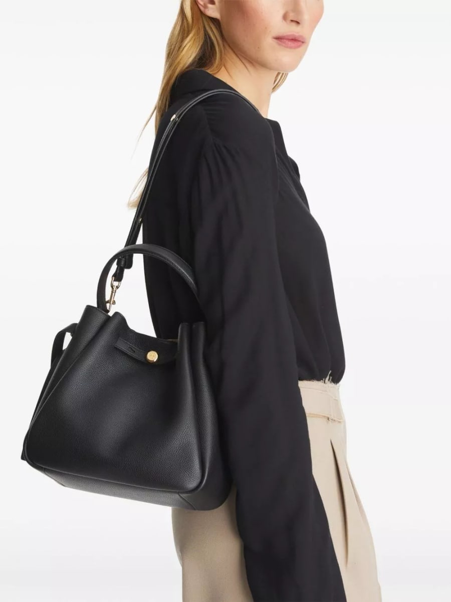 Tory Burch Borsa a secchiello in pelle Romy, view 7