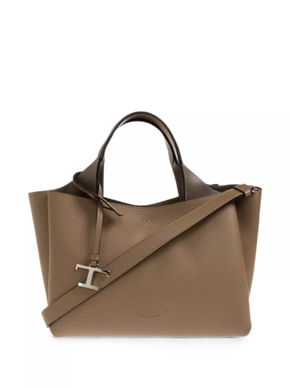 Tod's Borsa Tote Mini T Timeless in pelle