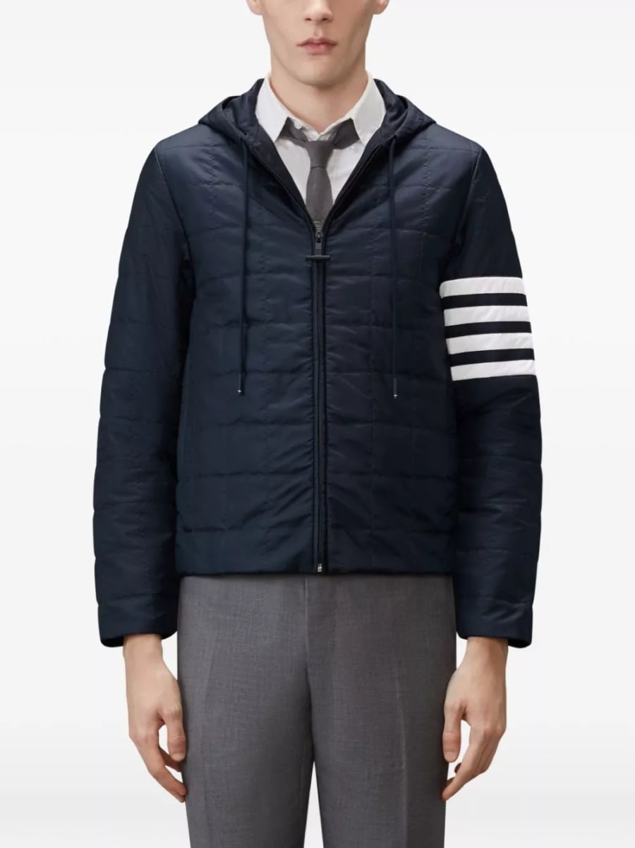 Thom Browne Giacca corta in piuma, view 2
