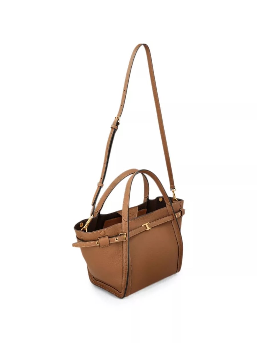 Tod's T Timeless borsa tote in pelle piccola, view 2
