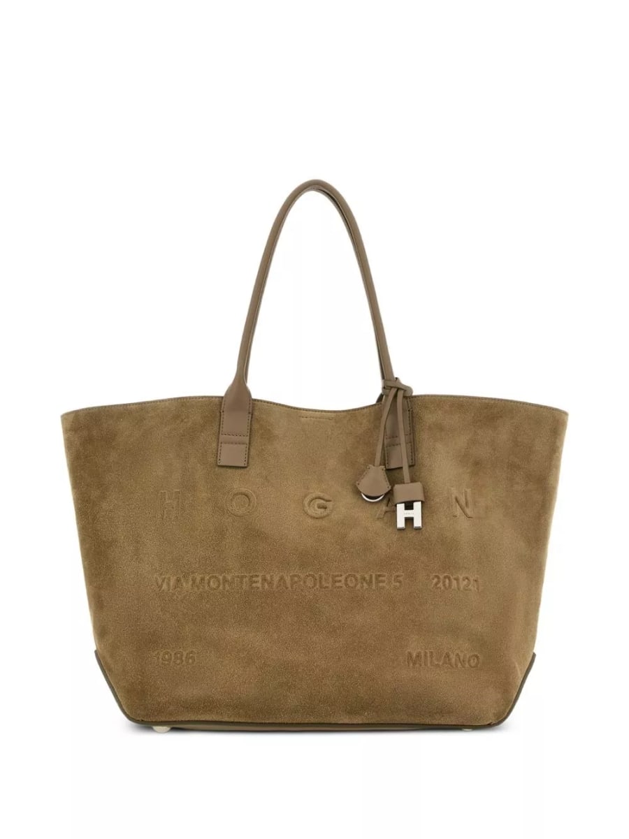 Hogan Borsa tote in pelle media Address