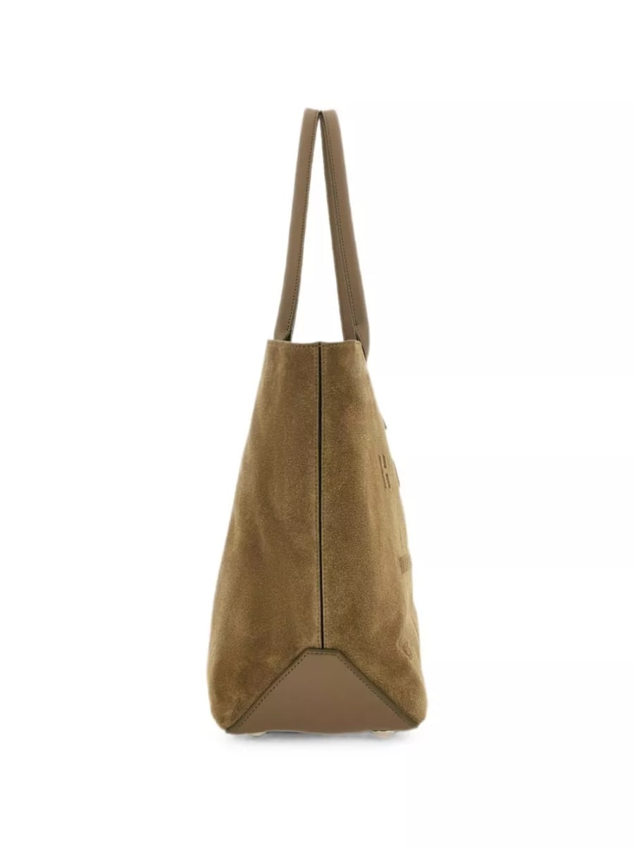 Hogan Borsa tote in pelle media Address, view 2