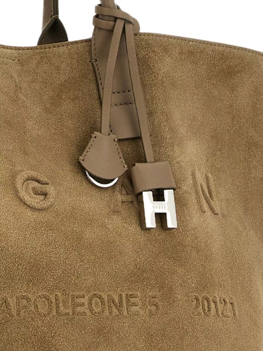 Hogan Borsa tote in pelle media Address, view 3