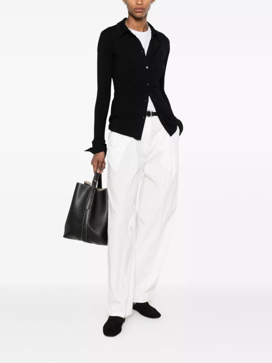 Toteme Pantaloni in cotone, view 3