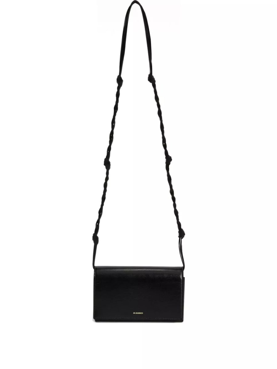 Jil Sander Borsa mini in pelle Tangle