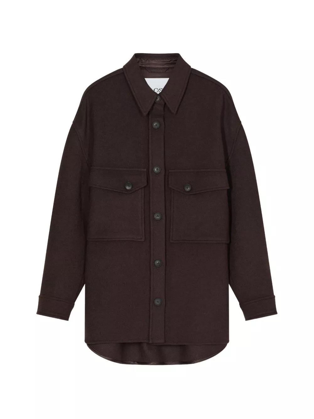 Closed Camicia oversize in misto lana